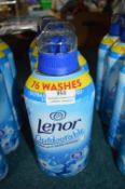 4x 1L of Lenor Conditioner
