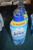4x 1L of Lenor Conditioner