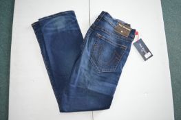 True Religion Ricky Blue Denim Jeans Size: 34