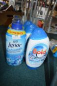 2x Lenor Conditioner and 3x Bold Wash Gel