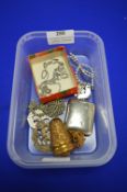 Vintage Costume Jewellery, Vesta Case, etc.