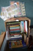 Assorted Books and Vintage Train Tickets etc.
