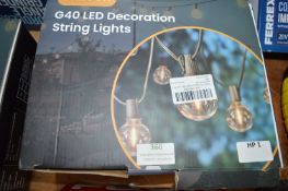Zyrivon G40 LED Decoration String Lights