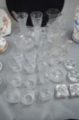 Cut Lead Crystal Drinking Glasses, Vases, Jugs, etc.