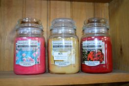 3x 538g Yankee Candles