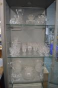 Cut Lead Crystal Wine Glasses, Jugs, Bowls, etc.