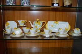 1920’s Paragon Art Deco Tea Set 22pcs