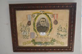 Framed French Wartime Print “Le Souvenir de Prisonnier”