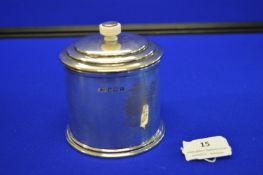 Hallmarked Sterling Silver Canister – Birmingham 1920