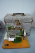 Toy Sewing Machine by Grain with Case