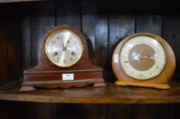 Two Mantel Clocks