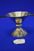 Hallmarked Sterling Silver Conical Dish – London 1946
