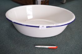 Vintage Enamel Baby Bath