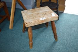 Wooden Milking Stool