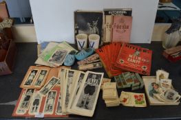 WWII Related Items plus Football Cards etc.