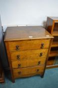 1930’s Oak Four Drawer Chest