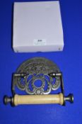 *The Crown Cast Iron Toilet Roll Holder
