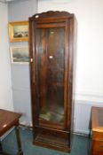 Period Oak Glazed Display Cabinet