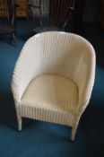 1950’s Painted Wicker Bedroom Chair