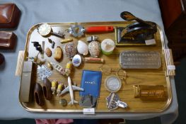 Small Collectibles Including Wade Elephants etc.