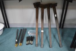 Three Sets of Vintage Furniture Legs