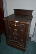 Edwardian Oak Purdonium Coal Skuttle with Mouldings and Carved Detail