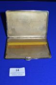 Hallmarked Sterling Silver Cigarette Case – Birmingham 1959