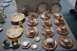 Victorian Pottery Part Tea Set and Other Decorative Pottery Items Including Mailing