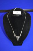 Silver & Marcasite Necklace