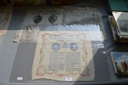 Three King Edward VII Processional Paper Souvenirs circa 1902-1914