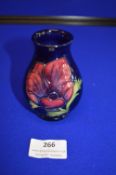 Small Moorcroft Anemone Pattern Vase