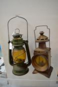 Two Vintage Oil Lanterns