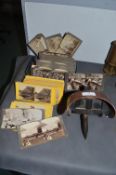Victorian Stereoscopic Viewer with ~150 Photo Slides