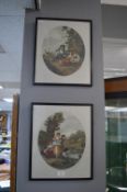 Two Early Victorian Rural Prints by Anton Gaymard