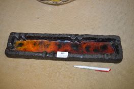 Pottery Lava Style Ashtray circa 1970