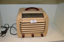 Bakelite Valve Radio (has been repainted)