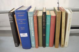 Twelve First Edition Books Including Local History, Theatre, and History etc.