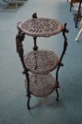Reproduction Cast Iron Pan Stand