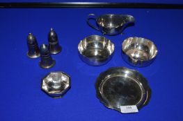 Mappin & Webb Bowls, Dishes, and Cruet