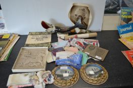 Vintage Souvenirs of the Titanic, Silk Handkerchiefs, and a Hull City Rach Carter Poster