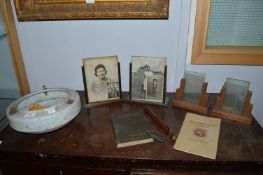 1930’s Lampshade, Photo Frames, and a Fisherman’s Cosh