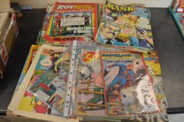 Vintage Comics Including Superman, Red Rovers, etc.