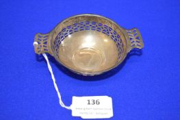 Sterling Silver Pierced Dish – Hallmarked Birmingham 163, 33.5g