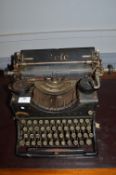 Vintage Cast Iron Typewriter by Rolo