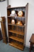 Stained Pine Bookshelf
