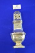 Hallmarked Sterling Silver Caster – Sheffield 1938, 159.8g