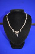Silver & Marcasite Necklace