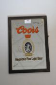 Coor’s Reproduction Advertising Mirror