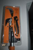*Fiskars 2pc Extendable Pole Saw & Pruner up to 4.9m long