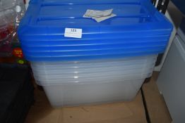 *Set of Six 15L Storage Boxes